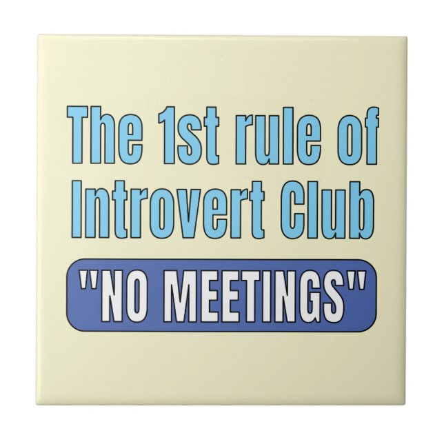 Carreau T-shirt Club Introverti (Devant)