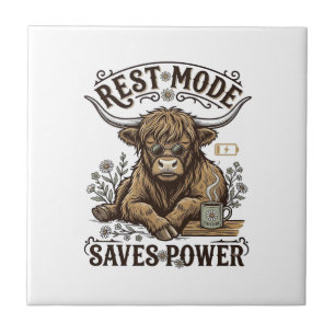Carreau T-shirt énergétiquement efficace vache vintage par