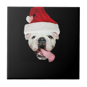 Carreau T-shirt essentiel Bulldog Santa