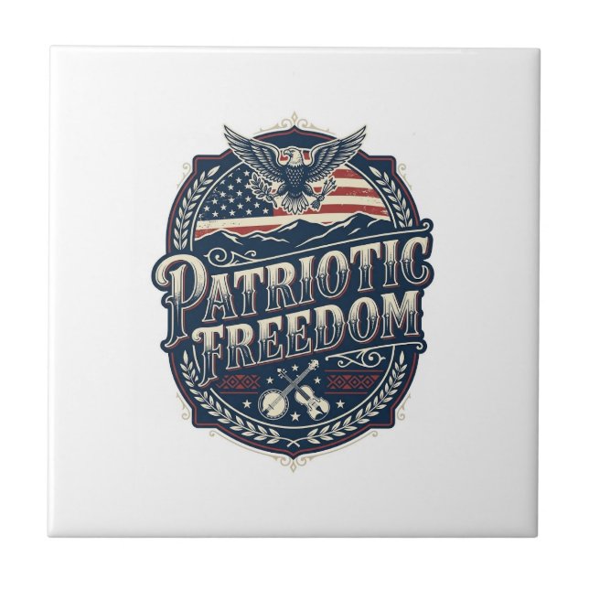 Carreau T-shirt graphique vectoriel du patrimoine appalach (Devant)