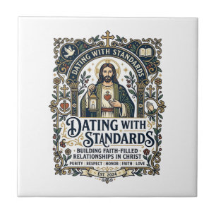 Carreau T-shirt humouristique sur Jésus datant d'une relat