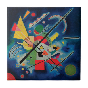 Carreau Tableau bleu de Wassily Kandinsky