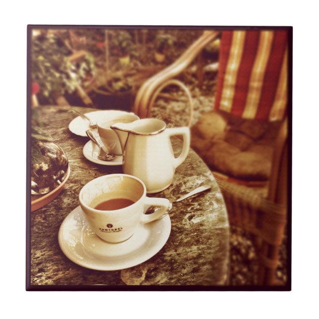 Carreau Tableau de café-restaurant (Devant)