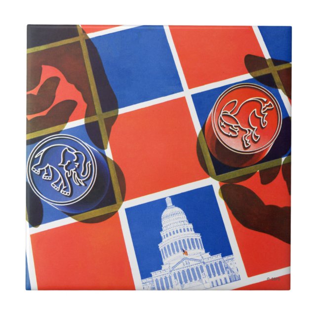 Carreau Tableau de contrôle des élections (Devant)