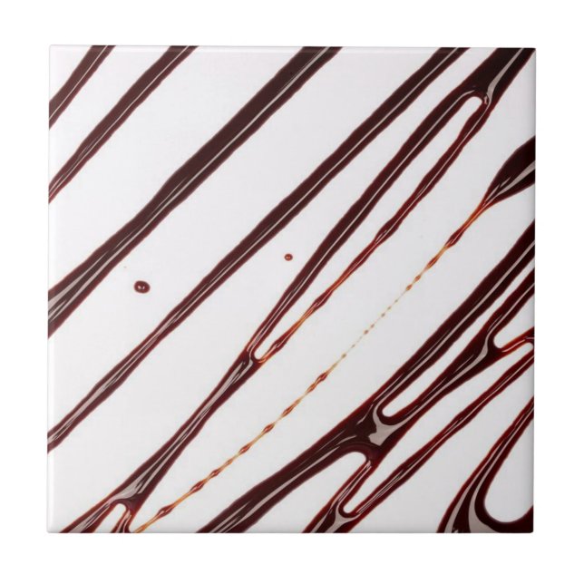 Carreau Tablette de chocolat en céramique (Devant)