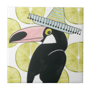 Carreau Taco à propos d'amour   Toucan Sombrero