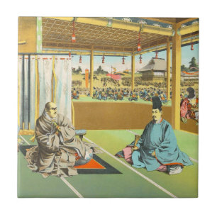 Carreau Taira aucun art historique de shogoun japonais de