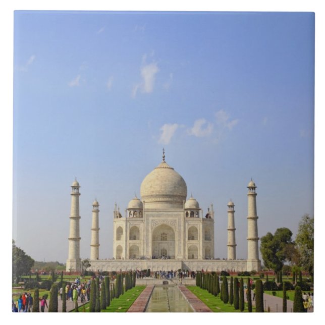 Carreau Taj Mahal, un mausolée situé à Agra, en Inde, (Devant)