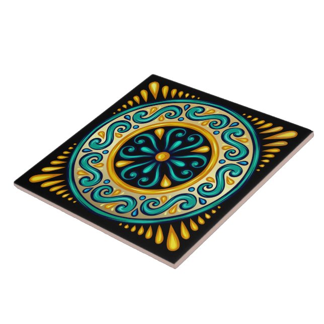 Carreau Talavera Marocaine Design Carrelage (Côté)