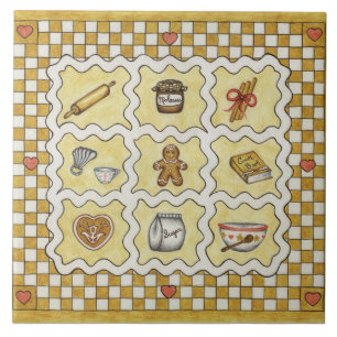 Carreau Tapis de protection en forme de cuisine en pain d'