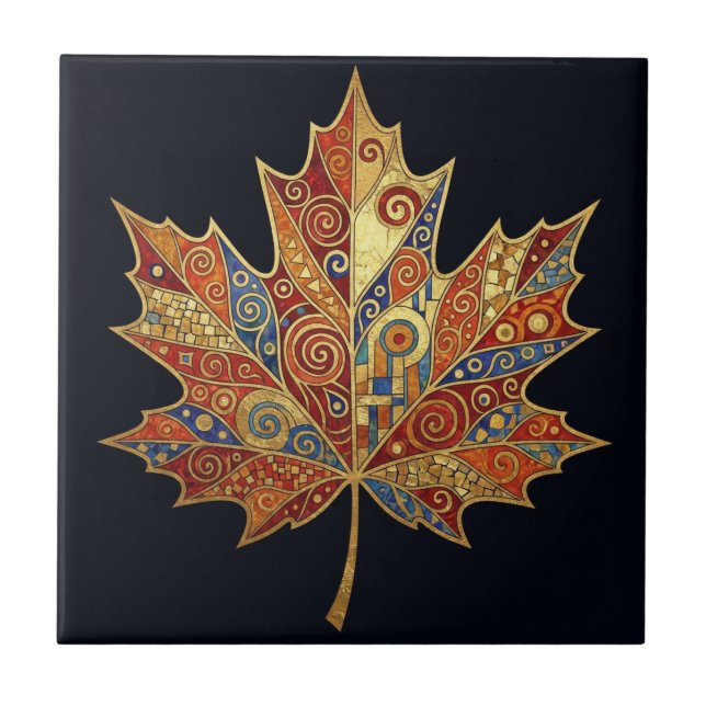 Carreau Tapisserie MAPLE LEAF : Accessoire de bar Gustav K (Devant)