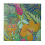 Carreau Tapisserie tropicale II<br><div class="desc">Tapisserie tropicale II par Chariklia Zarris</div>