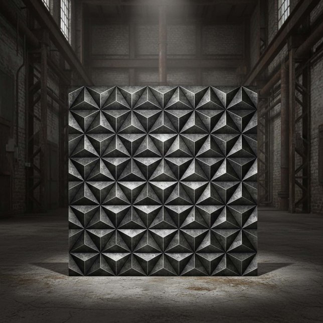 Carreau Tarnished Steel Industrial Geometric #18 ID1227 (Créateur téléchargé)