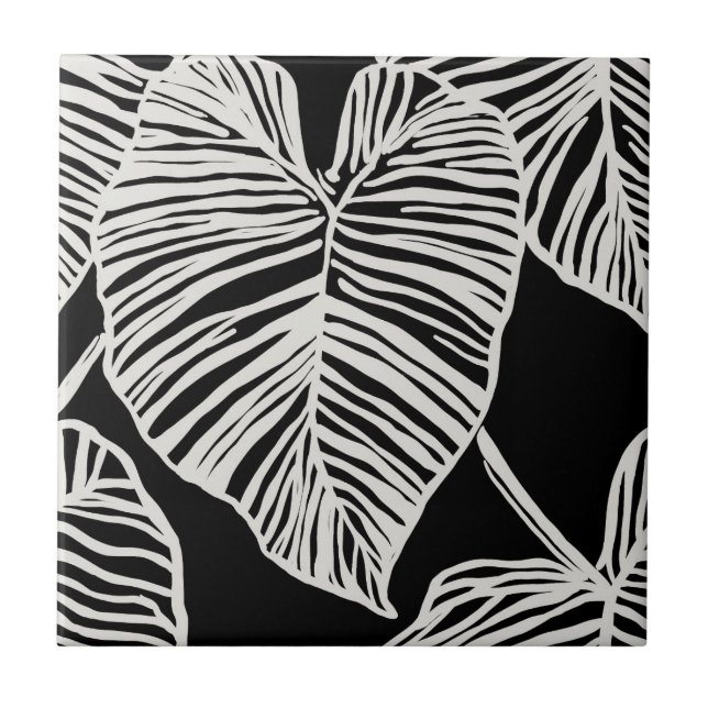 Carreau Taro tropical sans couture (Devant)