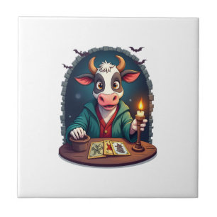 Carreau Tarot de la vache de la terreur