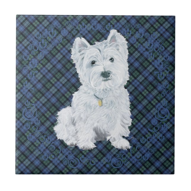 Carreau Tartan Black Watch Westie (Devant)