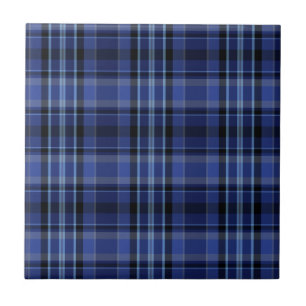 Carreau Tartan bleu de la marine