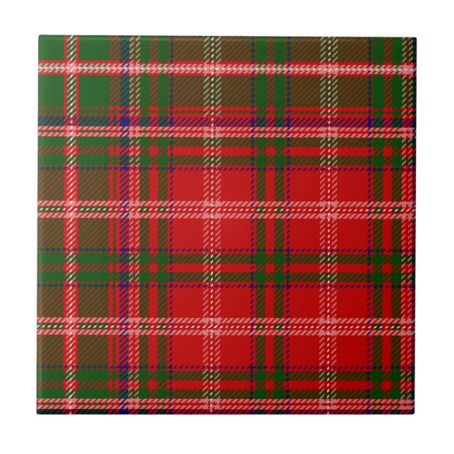 Carreau Tartan de MacDougall de clan (Devant)