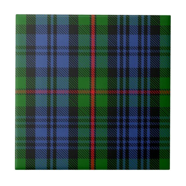 Carreau Tartan de MacKinlay de clan (Devant)