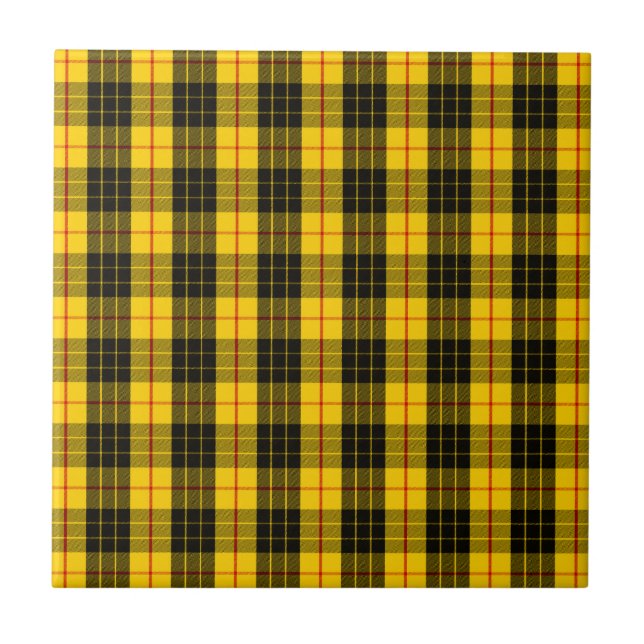 Carreau Tartan de MacLeod de clan (Devant)