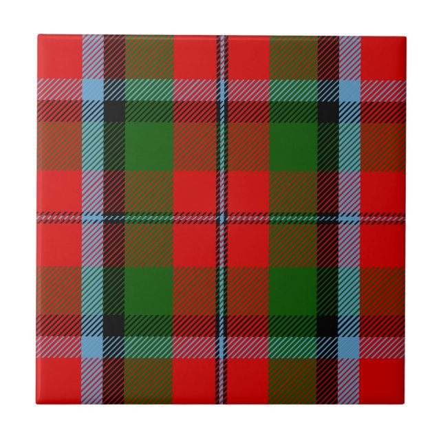 Carreau Tartan de MacNaughton de clan (Devant)
