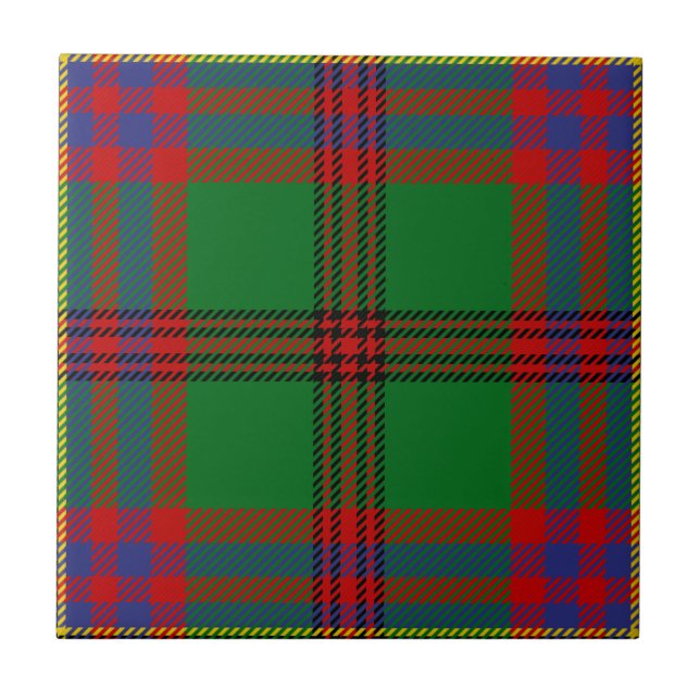 Carreau Tartan du motif de tartan de Celts (Devant)