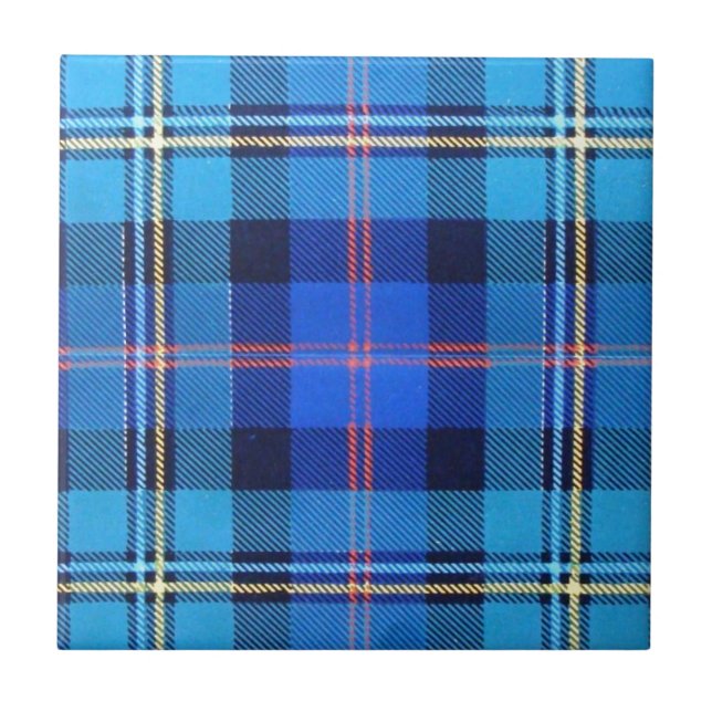 CARREAU TARTAN ÉCOSSAIS DE FAMILLE DE MACNAUGHTON (Devant)