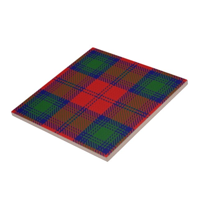 Carreau Tartan écossais d'expressions de Lindsay de clan (Côté)
