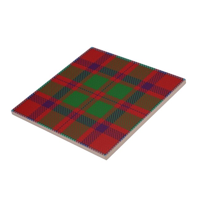 Carreau Tartan Expressions Écossaises Clan Shaw (Côté)