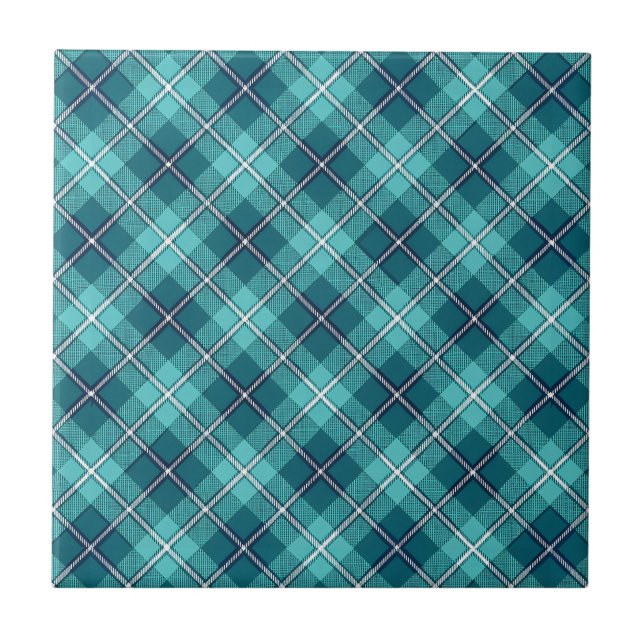Carreau Tartan Plaid Ceramic Tile (Devant)