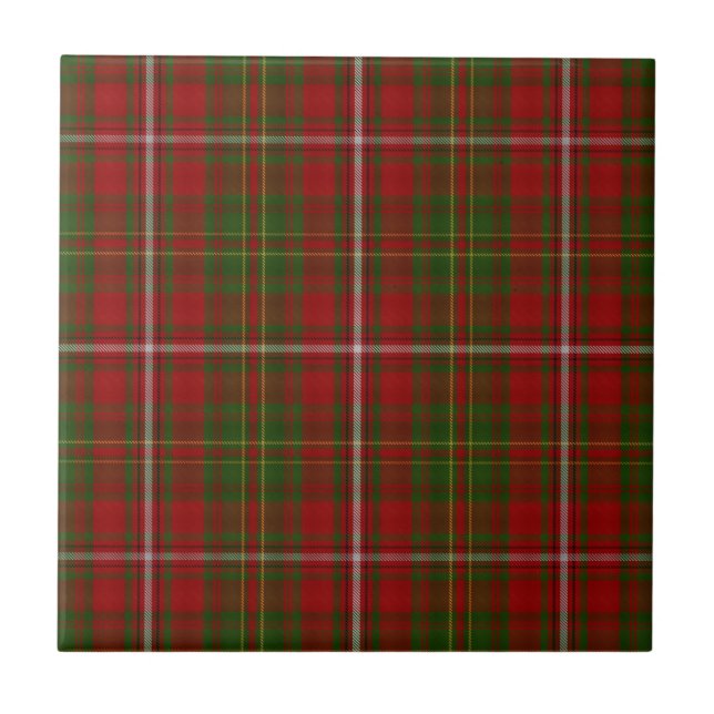 Carreau Tartan Plaid De La Chasse Du Clan De Hay (Devant)