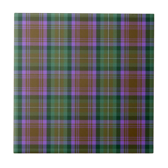 Carreau Tartan Plaid De La Chasse Du Clan De Skye (Devant)