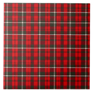 Carreau Tartan Plaid Rouge traditionnel Collection populai