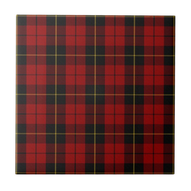 Carreau Tartan Wallace Clan Écossais Plaid (Devant)