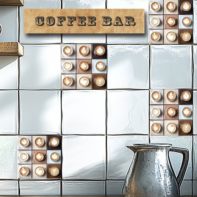 Carreau Tasses de Cappuccino (Créateur téléchargé)