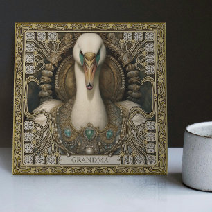 Carreau Tatouage personnalisable de l'esprit du cygne ench