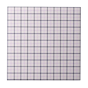 Carreau Tattersall Tartan Plaid Motif violet bleu