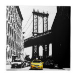 Carreau Taxi jaune New York City Ny Nyc Brooklyn Bridge<br><div class="desc">Brooklyn Bridge Taxi Jaune New York City Ny Nyc Carreaux en céramique.</div>