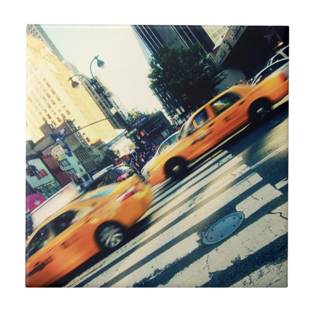 Carreau Taxis inclinés NYC (Devant)