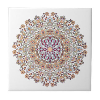 Carreau Tazhib décoré de l'art persan, l'envoie persane