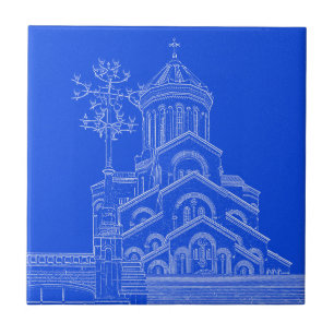 Carreau Tbilissi Géorgie Paysage Urbain Architecture Esqui