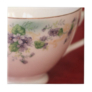 Carreau Teacup Floral Violet