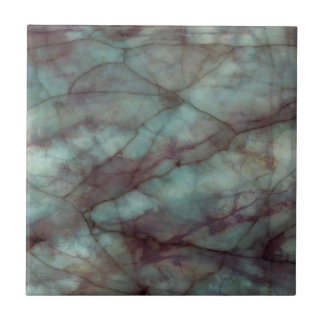 Carreau Teal and Purple Fluorte Marble