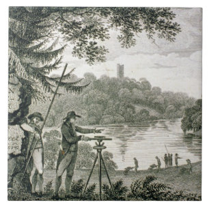 Carreau Télécarte de Humphrey Repton, gravée par Thoma