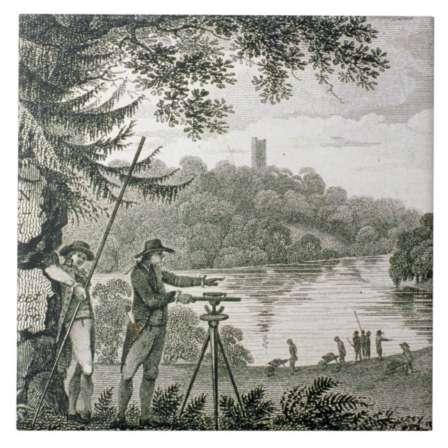 Carreau Télécarte de Humphrey Repton, gravée par Thoma (Devant)