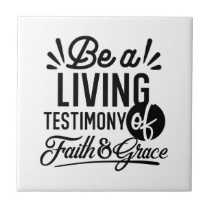 Carreau Témoignage Vivant Citation Biblique Motivation Chr