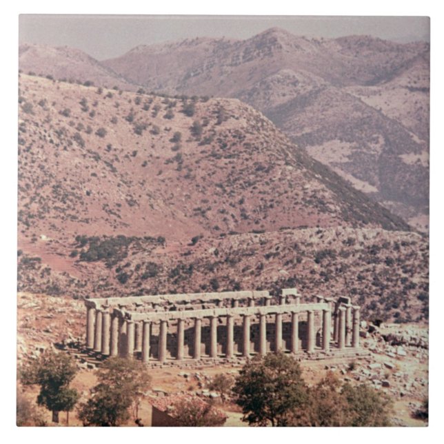 Carreau Temple d'Apollo Epikourios, c.450-20 AVANT JÉSUS (Devant)