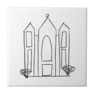 Carreau Temple mormon simple moderne LDS Salt Lake City
