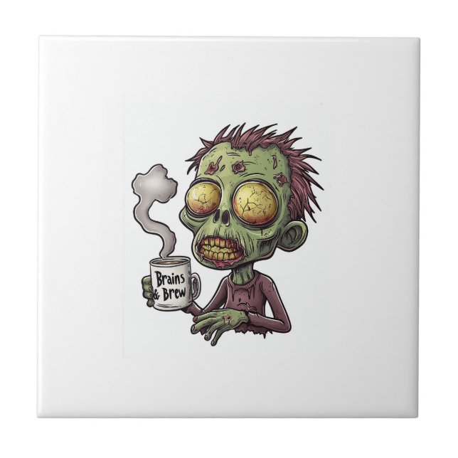 Carreau  Temps de café zombie (Devant)