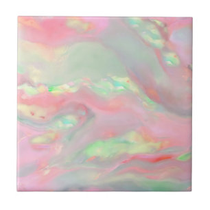 Carreau Tendance jolie fausse opale holographique colorée